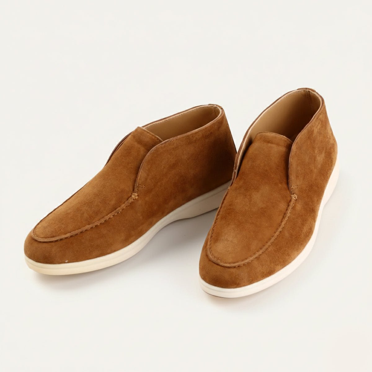 Men's Slip-On Loafers — Minimalist Clean Design
