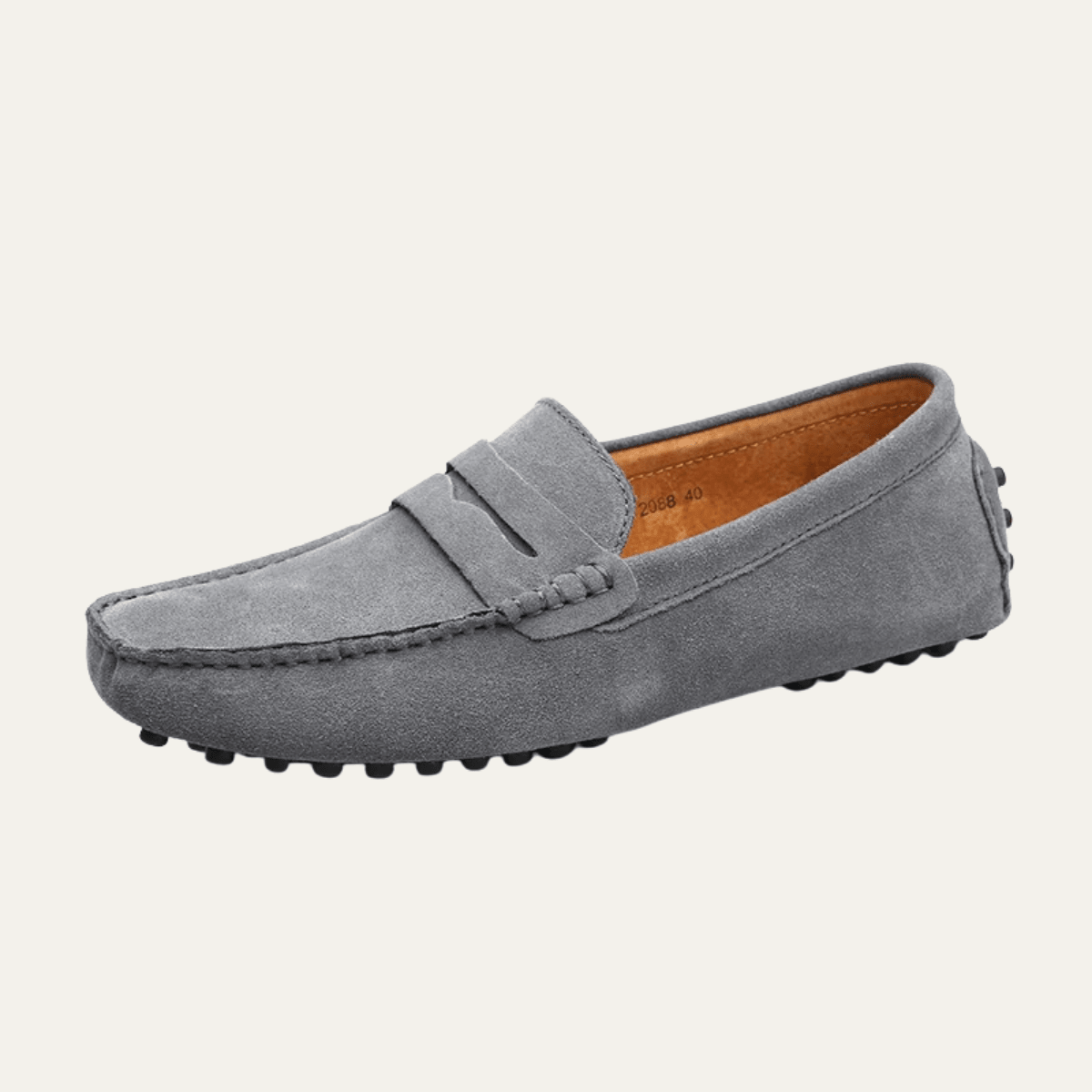 Men's Slip-On Loafers — Moccasin Stitching Low Profile