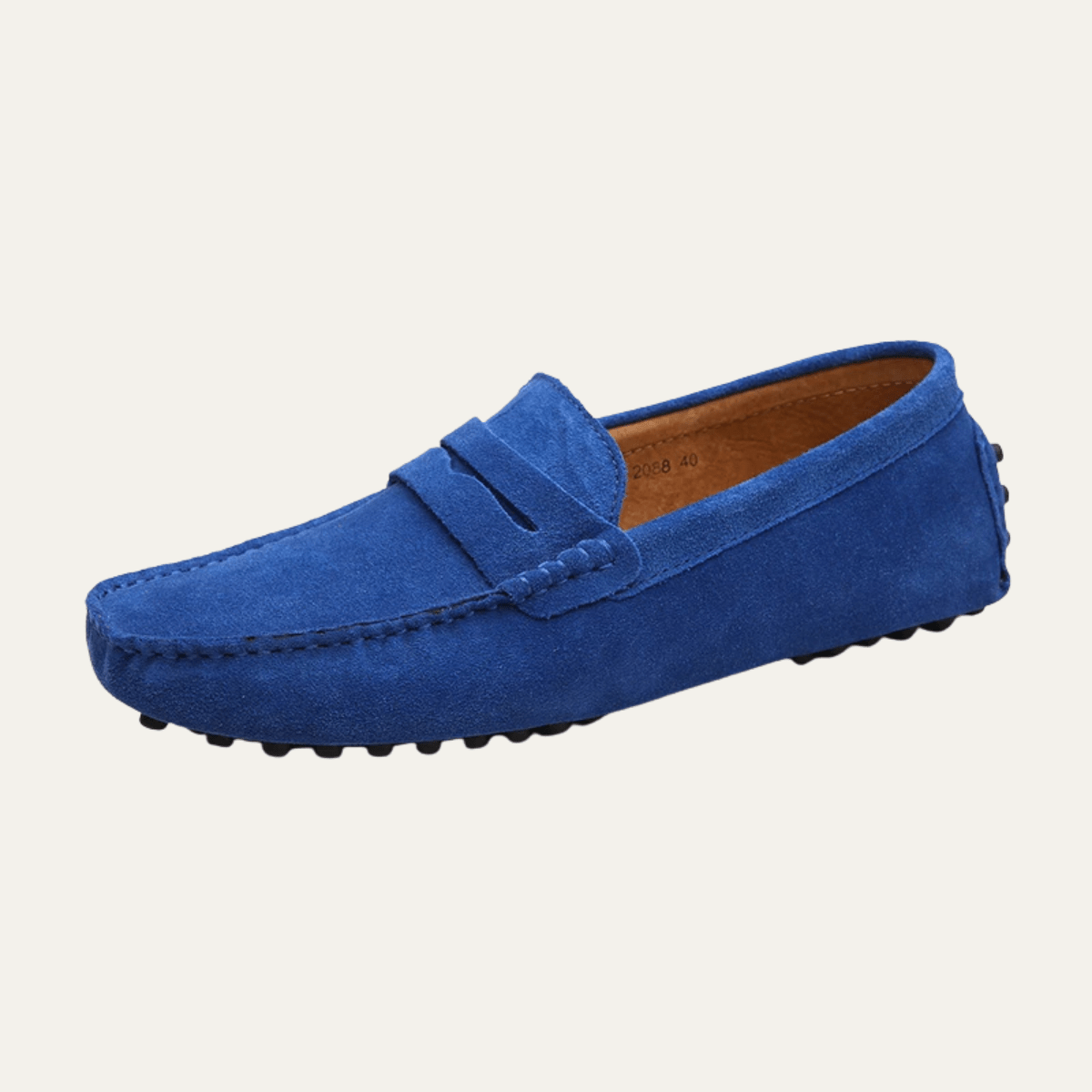 Men's Slip-On Loafers — Moccasin Stitching Low Profile