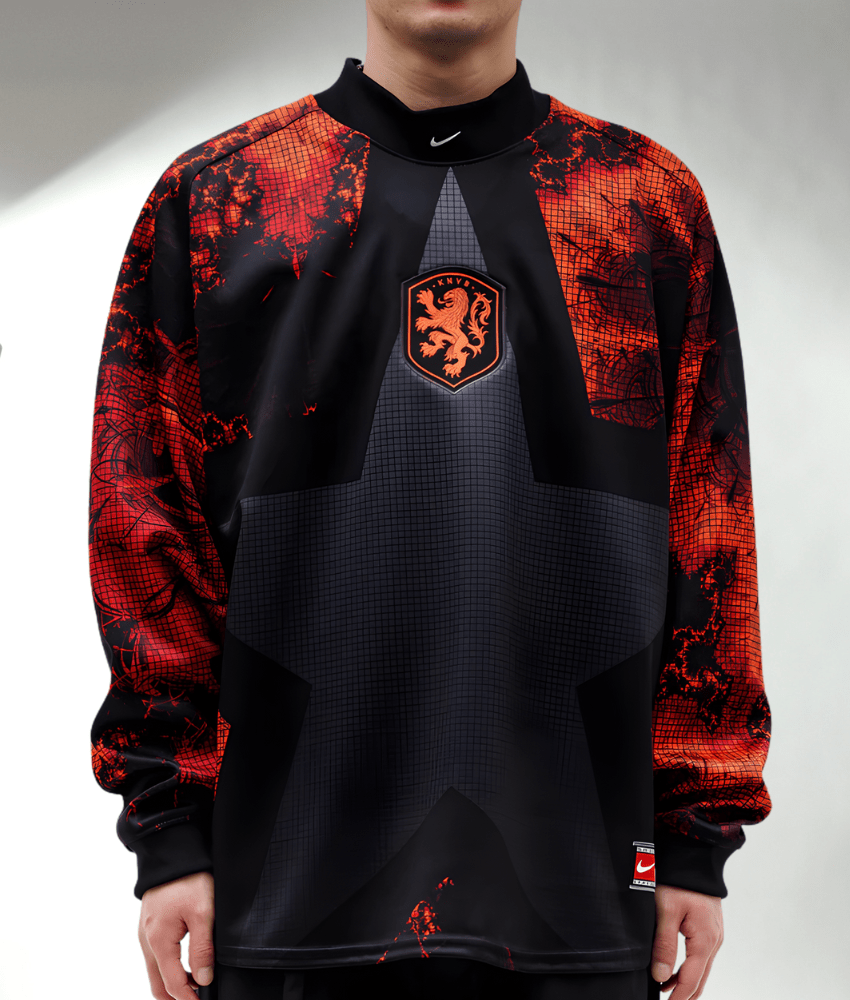 NEDERLAND 2026 WK-KEEPERSHIRT MET LANGE MOUWEN