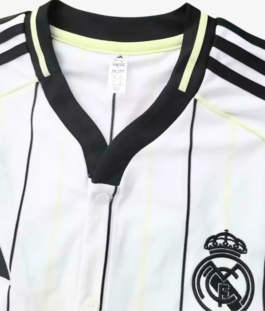 Maglia da baseball rétro del Real Madrid 2025/26