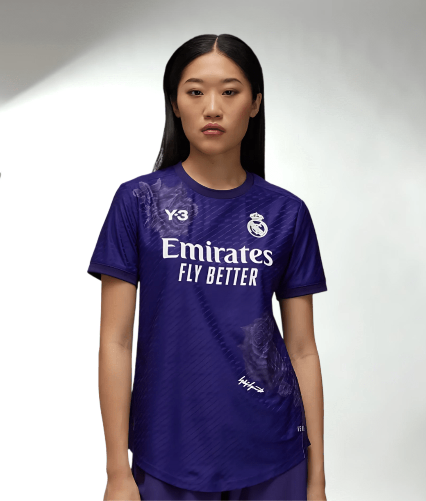 Maillot Real Madrid x Y-3 2023/24 en édition collaborative (violet)