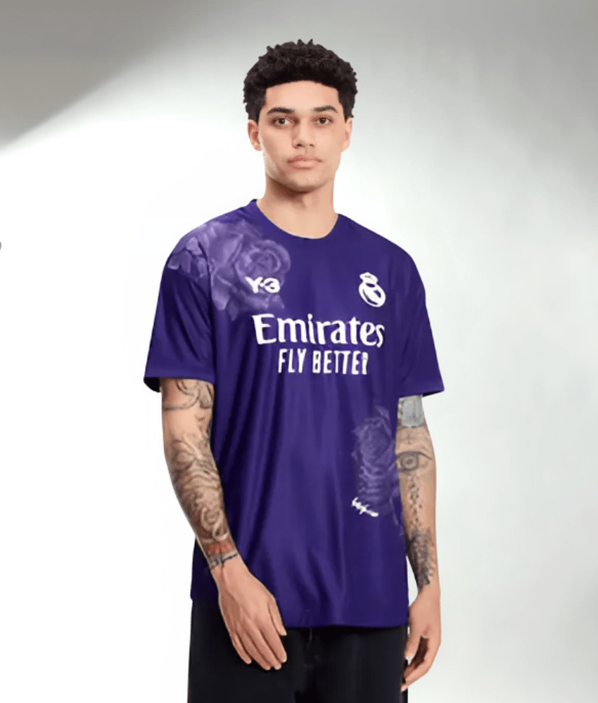 Maillot Real Madrid x Y-3 2023/24 en édition collaborative (violet)