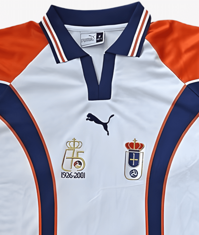REAL OVIEDO 2000/01 RETRO-UITSHIRT