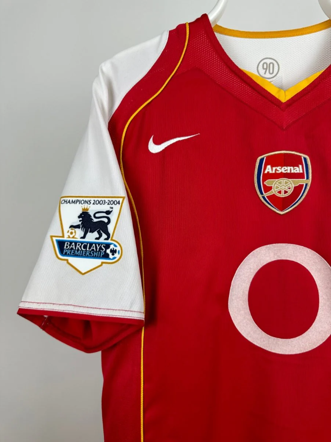 Arsenal 2003/2004 thuisshirt Thierry Henry #14 klassiek voetbalshirt