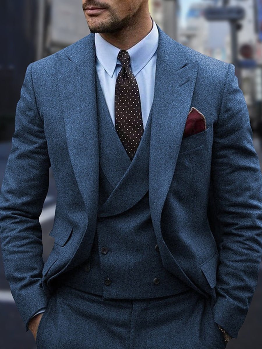 Suit Men Formal Two-Button Fit Timeless Look