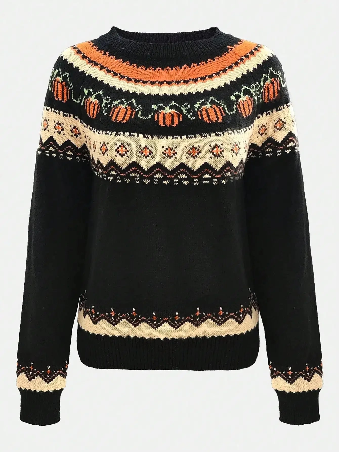 Sweater Women Round Neck Fit Everyday Comfort