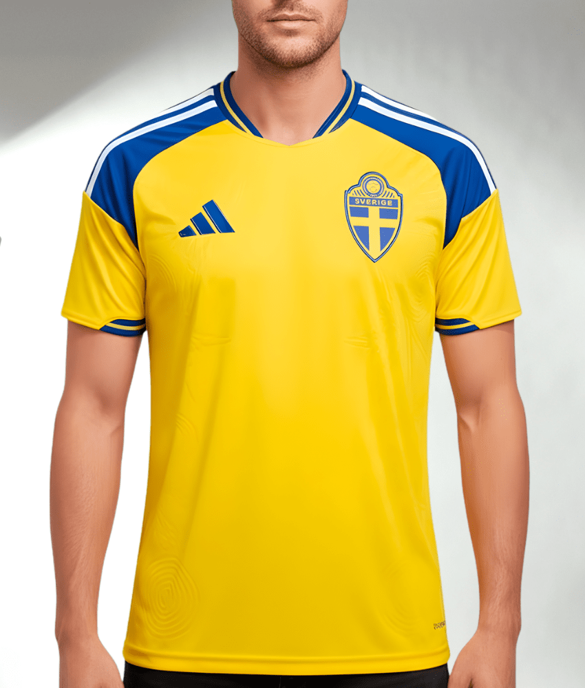 SUÈDE 2026 COUPE DU MONDE MAILLOT DOMICILE