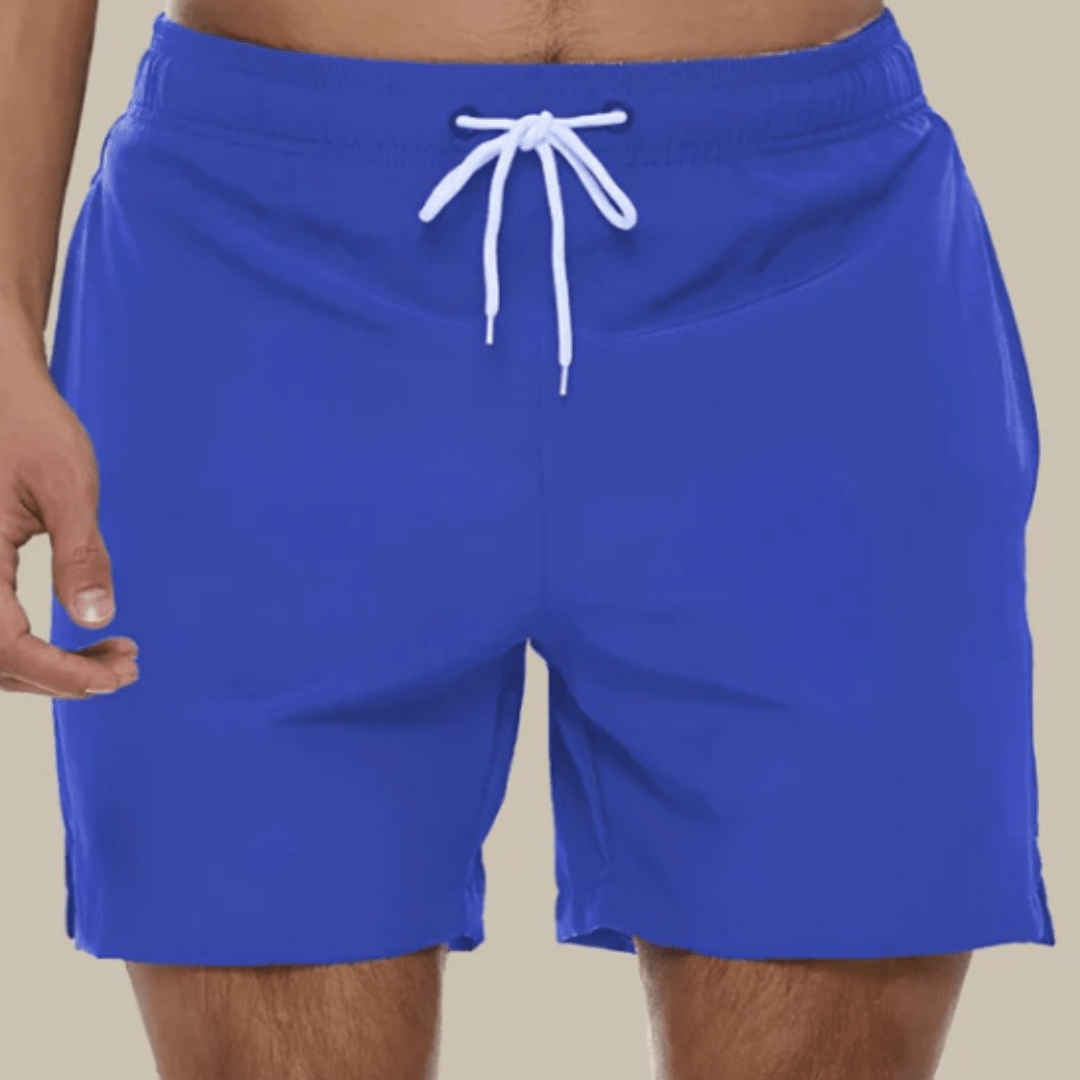 Swim Trunks Men Short Length Lining and Side Pocket