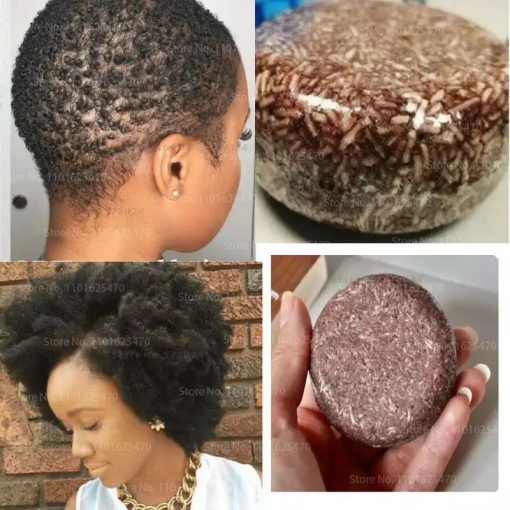 Anti-white hair solid shampoo