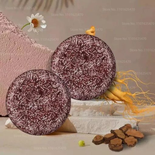 Anti-white hair solid shampoo