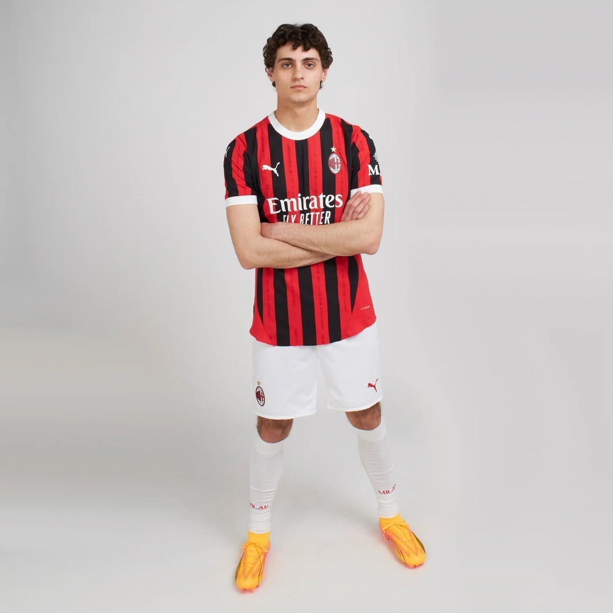Maillot domicile version joueur de l’AC Milan 2024/25