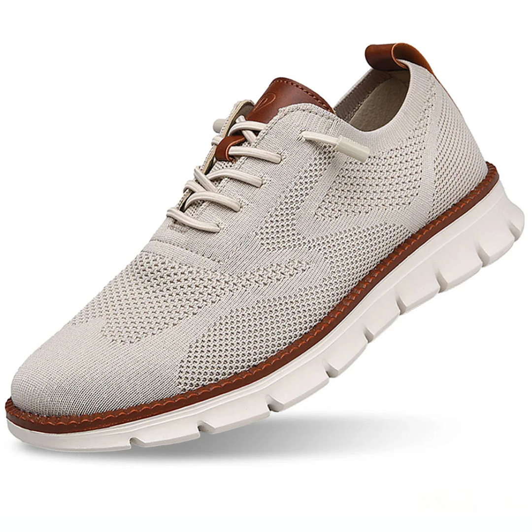 Urbano Comfortable orthopaedic shoes for men in a British style, breathable for summer, made of mesh