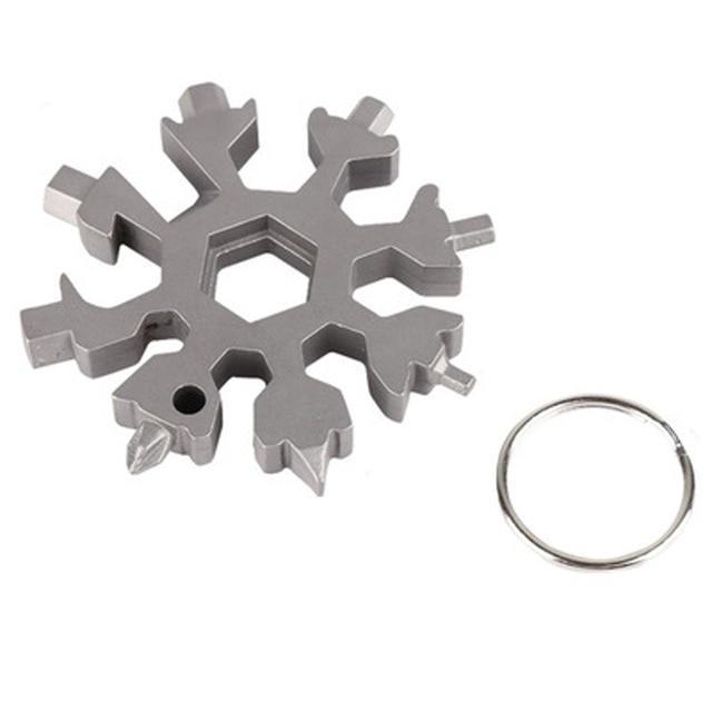 18-in-1 stainless steel snowflakes multi-tool