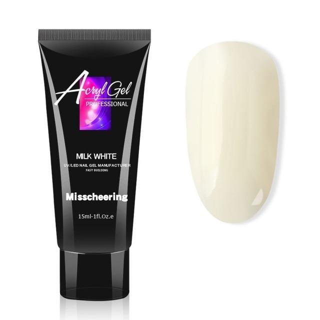 Creamy Acrylic Polygel Nail Gel Polish