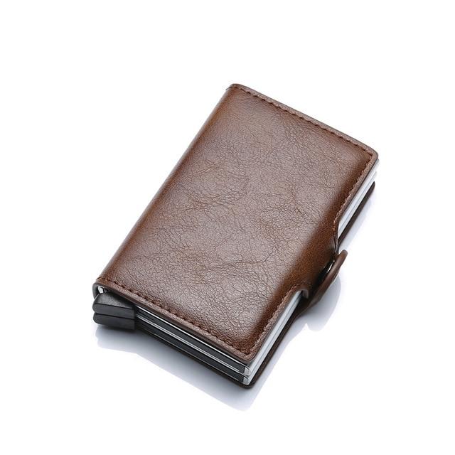 Minimalism RFID Automatic Pop-up & Pull-out Leather Fashion Wallet