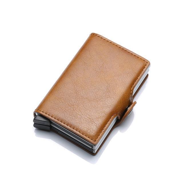 Minimalism RFID Automatic Pop-up & Pull-out Leather Fashion Wallet