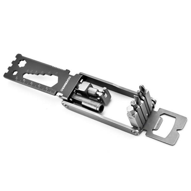 Folding Stainless Steel 15 in 1 Multi-Function Tool