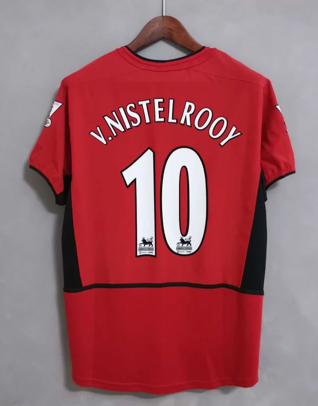 Manchester United 2004 thuisvoetbalshirt #10 van Nistelrooy