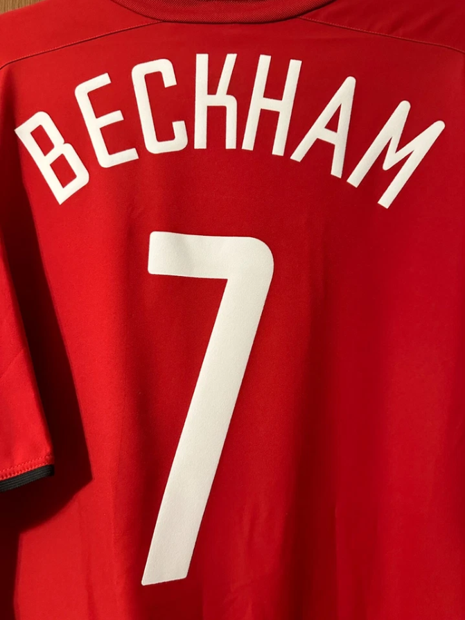 David Beckham #7 Manchester United retro-voetbalshirt 02/03 |  Era (UCL-editie) voetbalshirt