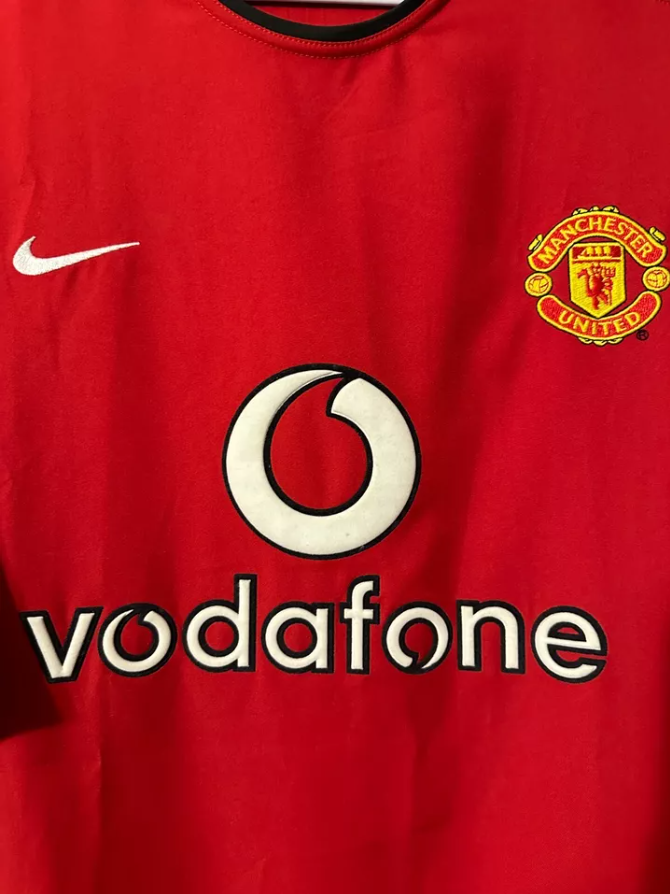 David Beckham #7 Manchester United retro-voetbalshirt 02/03 |  Era (UCL-editie) voetbalshirt