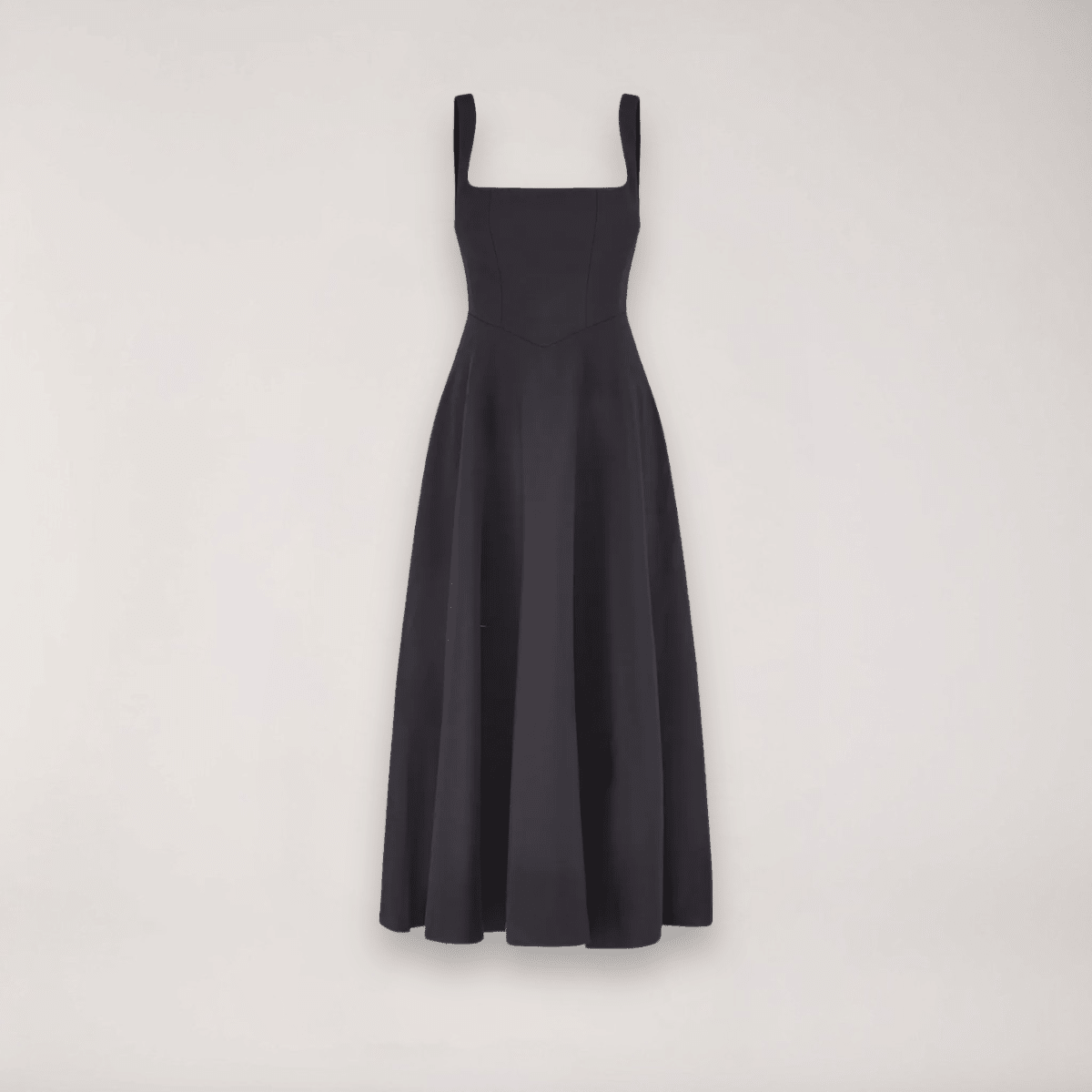 Women Dress Sleeveless V-Neck Pleated Knee Length Fit