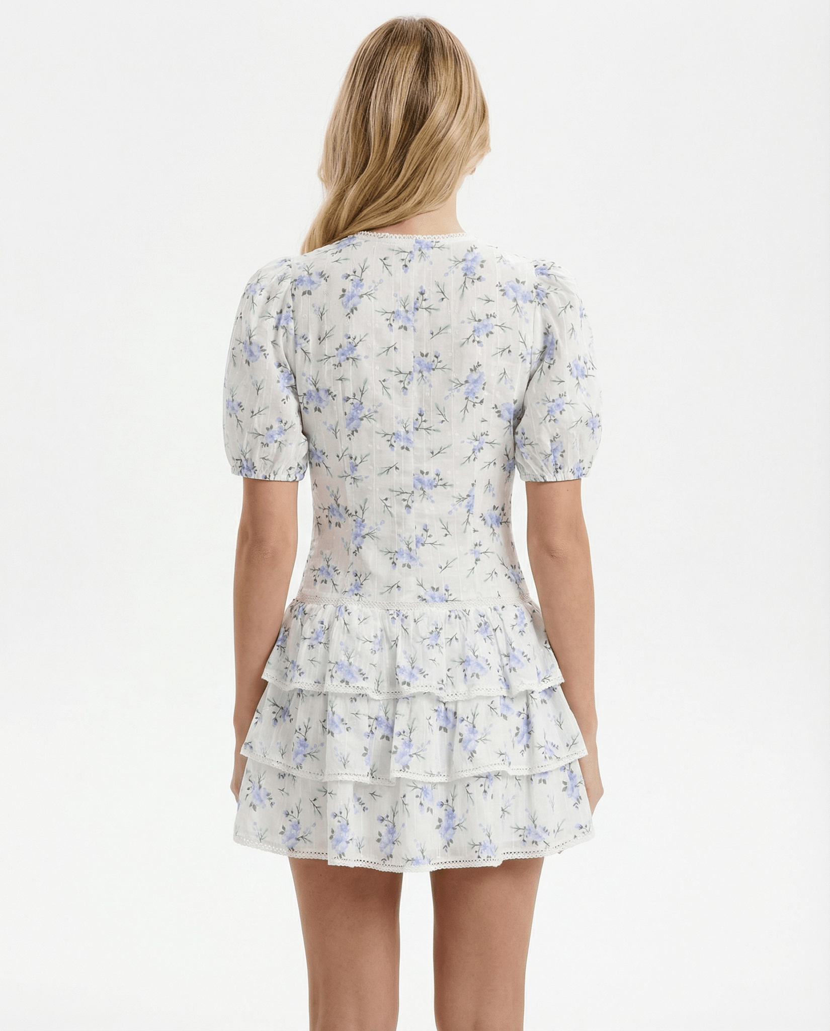 Women Mini Dress V-Neck Short Length Pull-On Closure Style