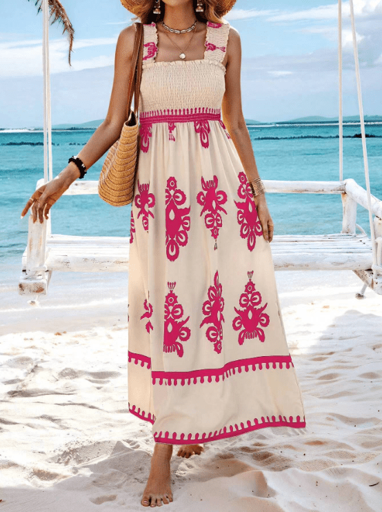 Women's Maxi Dress — Bohemian Style Loose Fit Summer Design