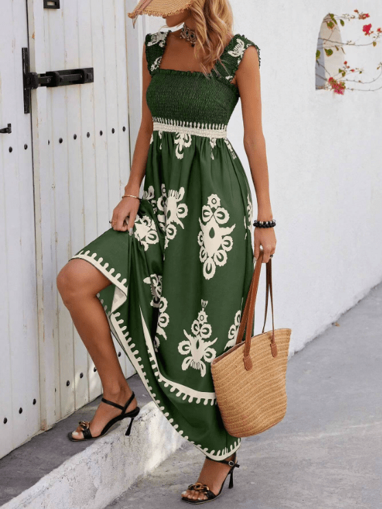 Women's Maxi Dress — Bohemian Style Loose Fit Summer Design