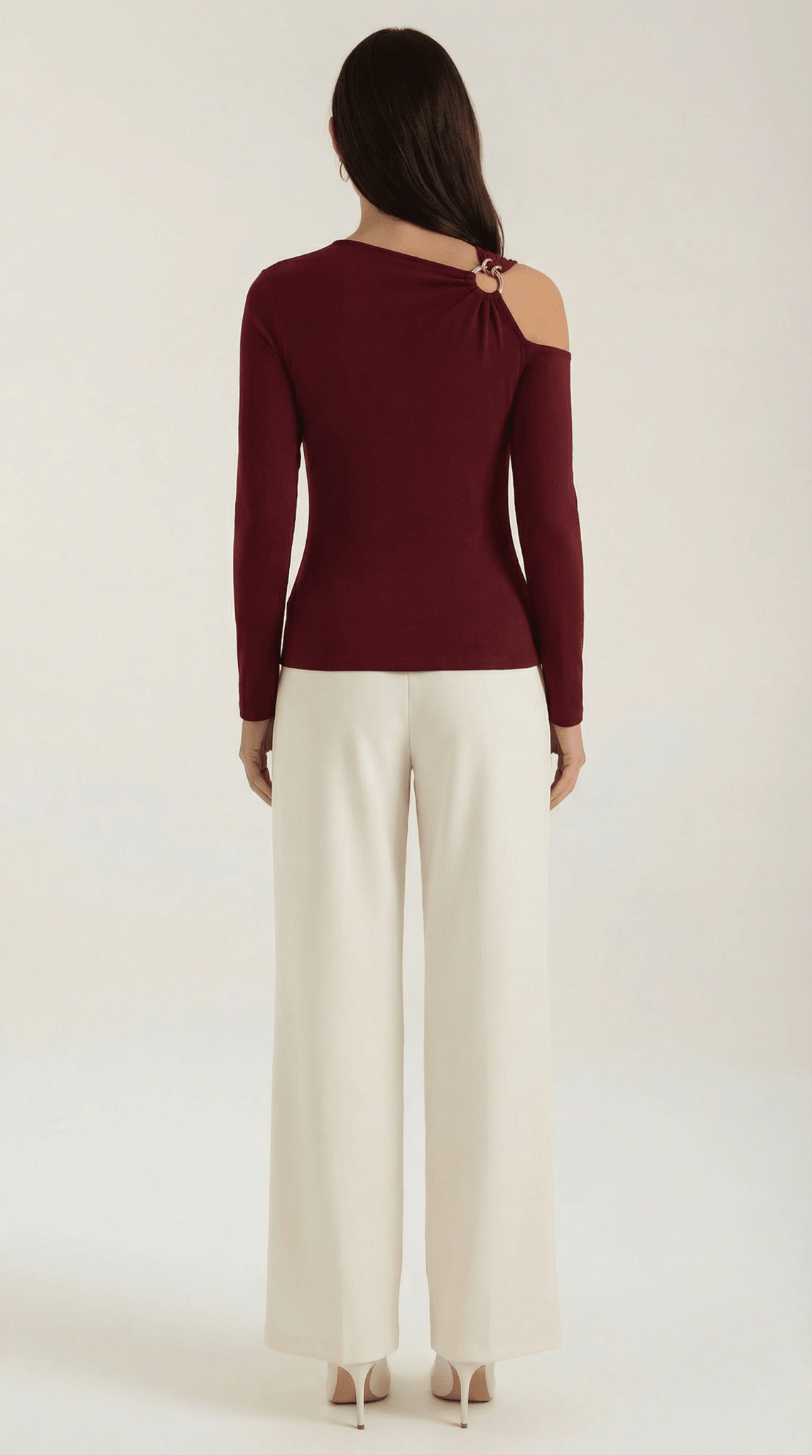 Women's Top — Sleeveless One Shoulder Asymmetric Neckline